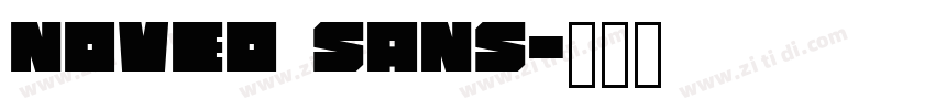 Noveo Sans字体转换 Noveo Sans字体转换